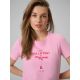 4. Women's regular printed T-shirt 4F 4FRSS26TTSHF3448-56S