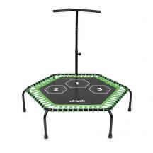 VIRTUFIT FITNESS PRO TRAMPOLINE WITH HANDLE - BLACK - 127 CM