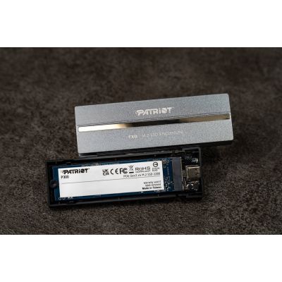 3. Patriot TXD USB 3.2 enclosure for M.2 NVMe SSD 1.3, up to 8 TB – Aluminium