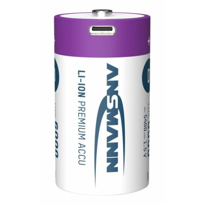 18. Ansmann 1314-0005 household battery Rechargeable battery D Lithium-Ion (Li-Ion)