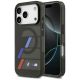 BMW M IML Metal Buttons Tricolor Lines MagSafe Case for iPhone 17 Pro - Black