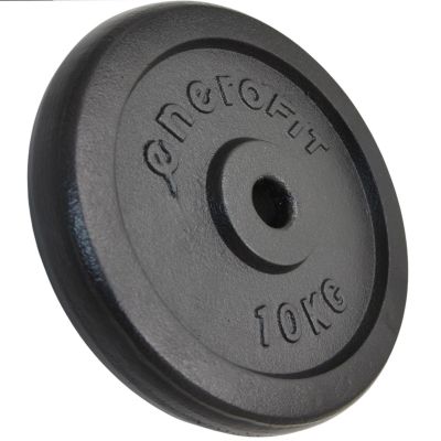 6. BLACK CAST IRON WEIGHT 10KG ENERO FIT Ø26.5 1 pc.