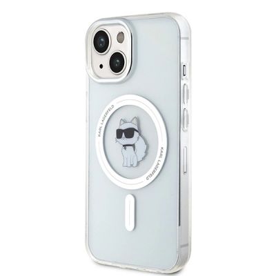 2. Karl Lagerfeld IML Choupette MagSafe case for iPhone 15 - transparent