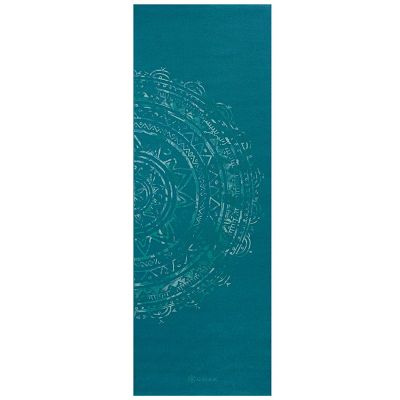 6. GAIAM Jade Mandala yoga mat 4mm 61972