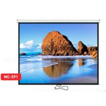 Maclean MC-591 screen (wall-mounted; manual roll-up; 4:3)