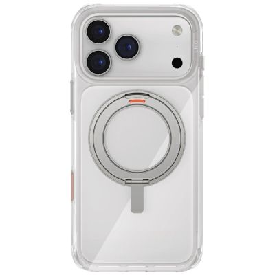 2. Uniq Swivix 360 Rotating Kickstand Case for iPhone 17 Pro Max - Transparent