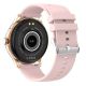 6. Rubicon RNCF35 ROSE GOLD Women's Smartwatch Bracelet + Strap Pink