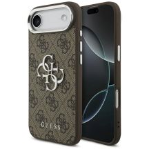 Guess 4G Big 4G Classic Logo case for iPhone 17 Air - brown and silver