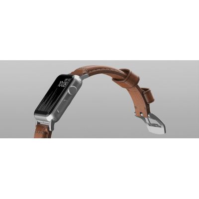 7. Nomad NM1A4RST00 Smart Personal Accessory Band Brown Leather