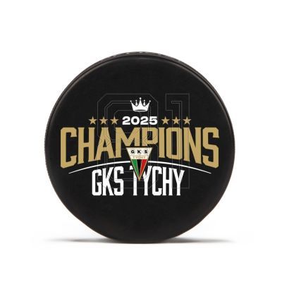 7. GKS Tychy 6 Polish Champion SREBKR-GKS hockey puck