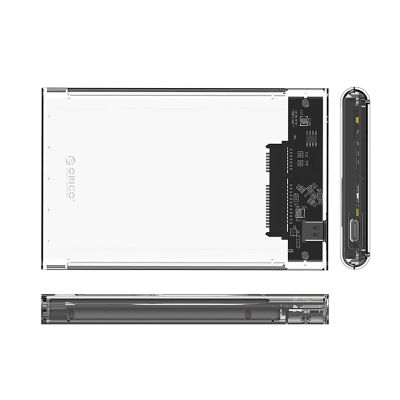 3. Orico 2139C3 2.5" HDD/SSD USB-C 5Gb/s Disk Drive - Transparent