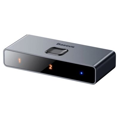 4. Baseus bidirectional switch splitter switcher HDMI - 2x HDMI 4K / 30 Hz gray (CAHUB-BC0G)