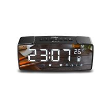 GREENBLUE BLUETOOTH 4.2 ALARM RADIO, FM, AUX-IN, 6W, TEMPERATURE, ALARM, CLOCK, 2200MAH BATTERY GB200
