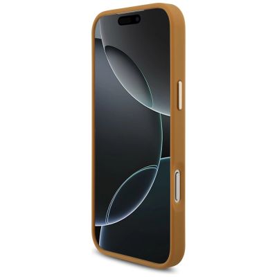 5. Karl Lagerfeld Karl Script Logo Case for iPhone 17 Pro Max - Brown
