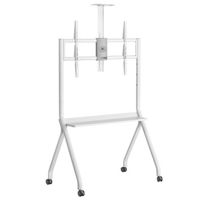 15. MACLEAN TV STAND / TROLLEY, CAMERA SHELF, ON WHEELS, 55-100", MAX. LOAD 120KG/10KG SHELF, MAX. VESA 900X600 MC-114