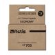 Actis KH-703BKR Ink (replaces HP 703 CD887AE; Standard; 15 ml; black)