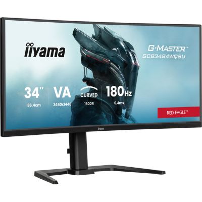 IIYAMA monitor 86.4 cm (34") GCB3484WQSU-B1 21:9 2xHDMi+2xDP+USB-C Curved