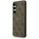 2. Guess 4G Ring Classic Logo MagSafe case for Samsung Galaxy S25 FE - brown