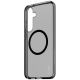 3. CARE by PanzerGlass Flagship Urban Combat Black QI Case for Samsung Galaxy S25+ - Semi-transparent Smoke