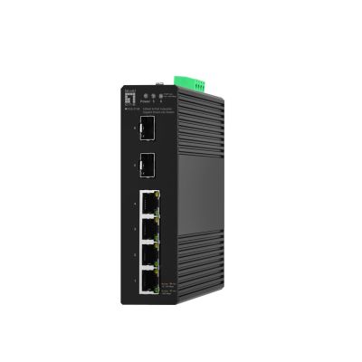 LevelOne Hilbt GB/SL Industrial Switch 6-port/IP30+DIN 1Gbps
