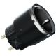 8. Shelly Wave Plug S LR Smart Z-Wave Socket, Black