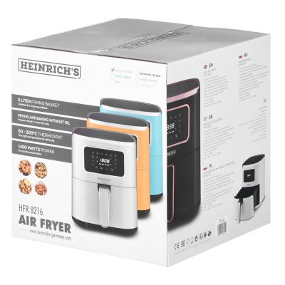 18. HEINRICH"S HFR 8216 YELLOW Fat Free Fryer