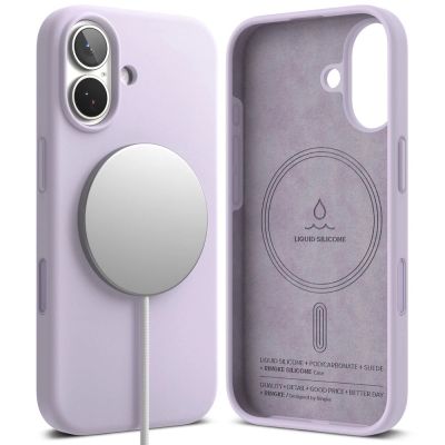 2. Ringke Silicone Magnetic MagSafe Case for iPhone 17 - Purple