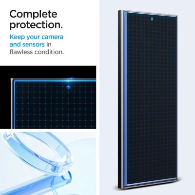10. Spigen Glas.tR EZ Fit Tempered Glass for Samsung Galaxy S24 Ultra - 2 pcs.