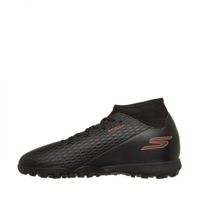 4. Skechers SKX_2 Kids' Soccer Shoes Black and Orange 252166L