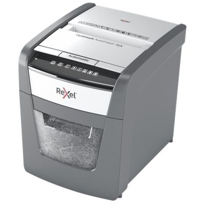 2. Rexel Optimum AutoFeed+ 50X Shredder, (P-4), 50 sheets, 20 l bin