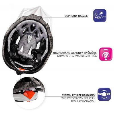 45. Meteor MV29 Drizzle Bike Helmet 24713-24714