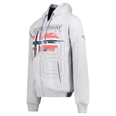 2. Geographical Norway Grusty Blended DB 100 M sweatshirt WZ3084H/GN-Blended Gray
