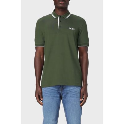 4. Boss Paddy Pro Open Green Polo Shirt M 50469102-355