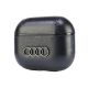 2. Audi Leather Big Logo Case for AirPods 3 - Black