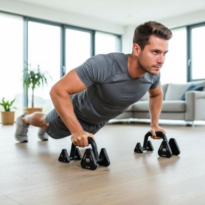 11. BODY SCULPTURE ADJUSTABLE PUSH-UP HANDLES BB 639