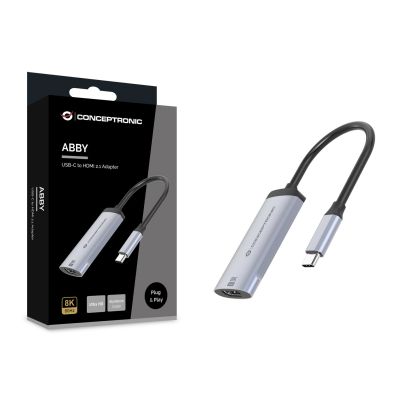 5. Conceptronic ABBY23G external usb graphics card 7680 x 4320 px Silver