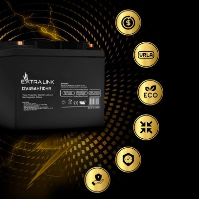 5. EXTRALINK BATTERY BATTERY ACCUMULATOR AGM 12V 45