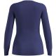 2. Odlo BL TOP crew neck s/s ACTIVE WARM long sleeve thermal underwear size L Blue