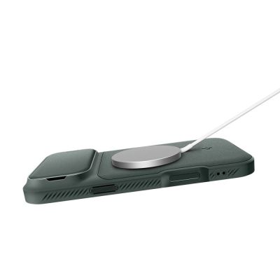 12. Spigen Optik Armor MagSafe Case for iPhone 17 Pro - Green