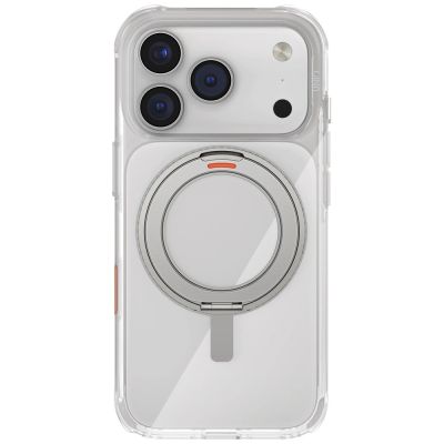 2. Uniq Swivix 360 Rotating Kickstand Case for iPhone 17 Pro - Transparent