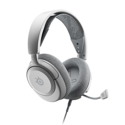 7. Steelseries Arctis Nova 1P Wired Headband Gaming Headset White