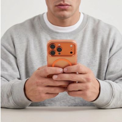 6. Tech-Protect MagZero MagSafe case for iPhone 17 Pro / 18 Pro - matte orange