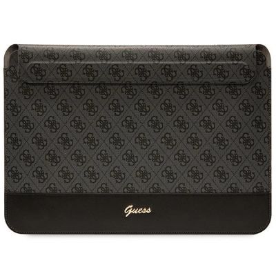 Guess 4G Stripe Metal Logo case for 14" laptop - black