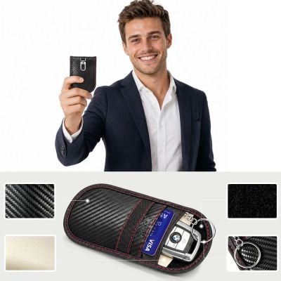 4. Tech-Protect KLR100 RFID anti-theft case - black and red