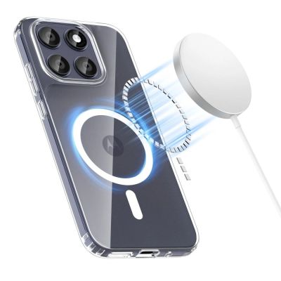3. Tech-Protect FlexAir Hybrid MagSafe Case for Motorola Moto G67 / G77 - Transparent