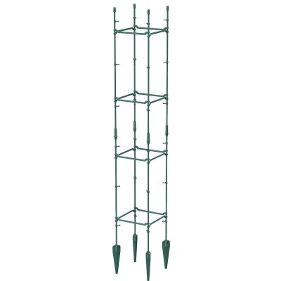 11. FLOO SUPPORTS PLANT SUPPORT 21x21x120CM FOREST GREEN