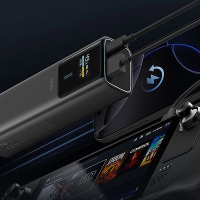 2. Powerbank Cuktech CKPB100PGLBL 150W 10000mAh USB-C USB-A - black