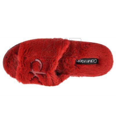 3. Calvin Klein Slipper Sandal Fur W HW0HW00634-XB8