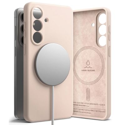 Ringke Silicone MagSafe Case for Samsung Galaxy S26 - Pink