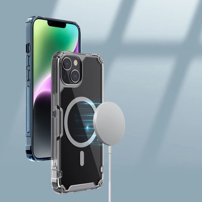 8. Nillkin Nature Pro Magnetic Case for iPhone 14 Plus, magnetic MagSafe cover, transparent